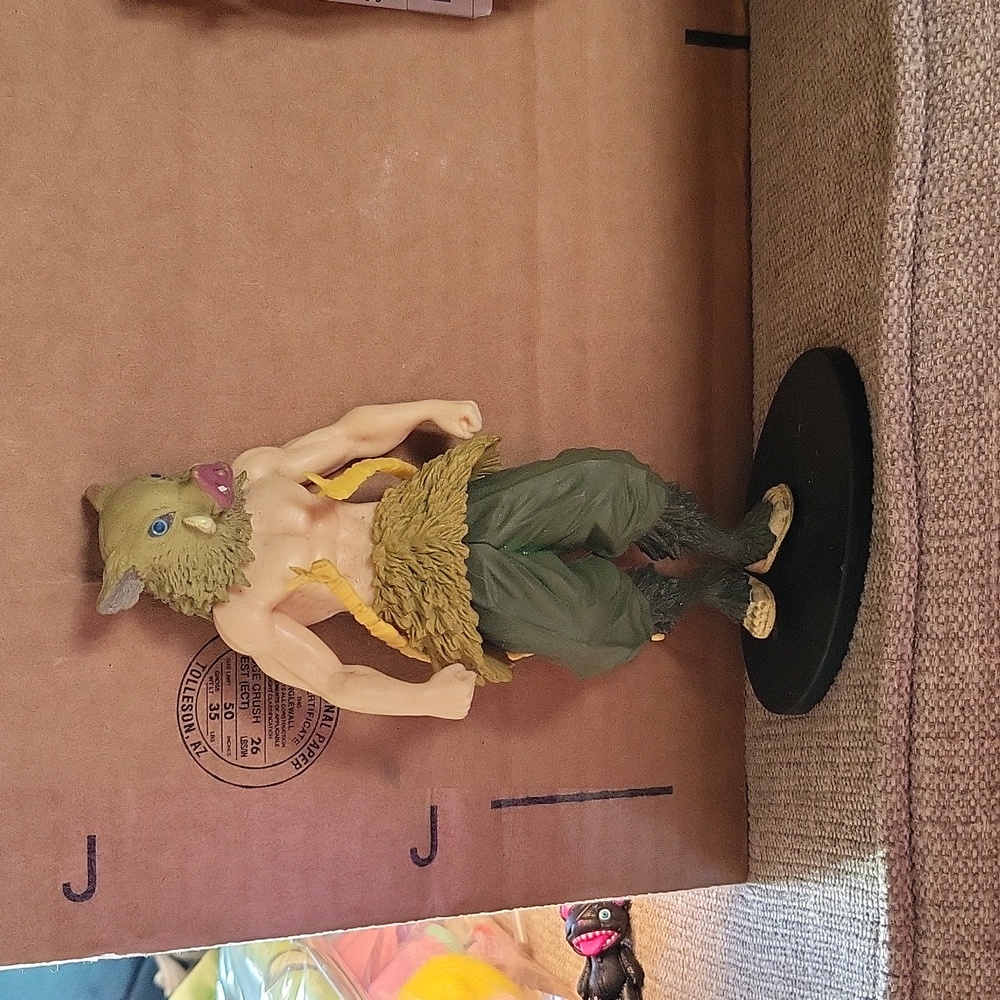Demon Slayer Inosuke Action Figure EUC